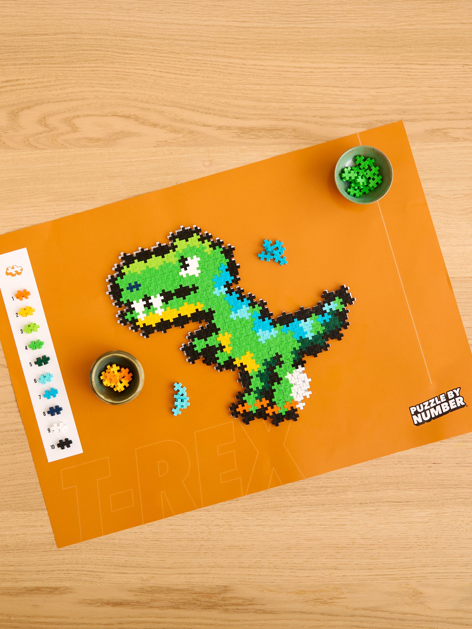 Puzzle By Number - T-Rex